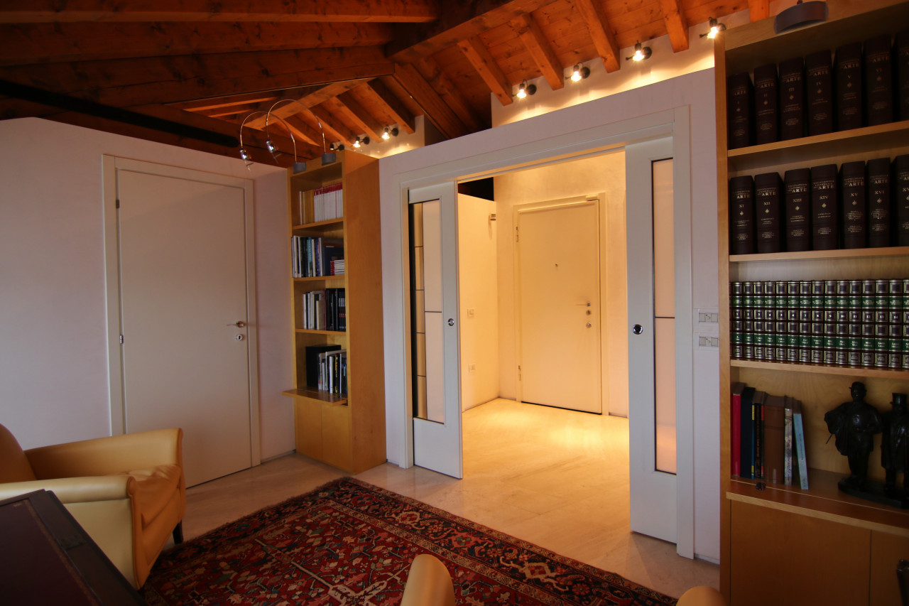 067__studio__14 Bassano, attico con vista sul Brenta e Ponte Vecchio