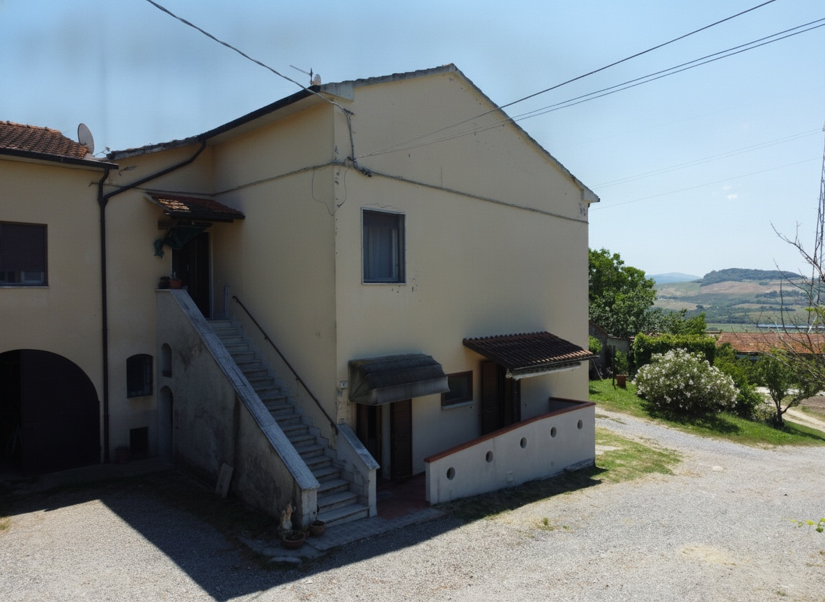 Montecatini, val di Cecina, il rifugio sulla collina